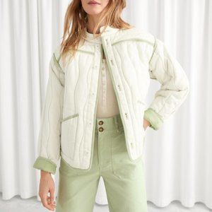 & OTHER STORIES reversible quilted jacket